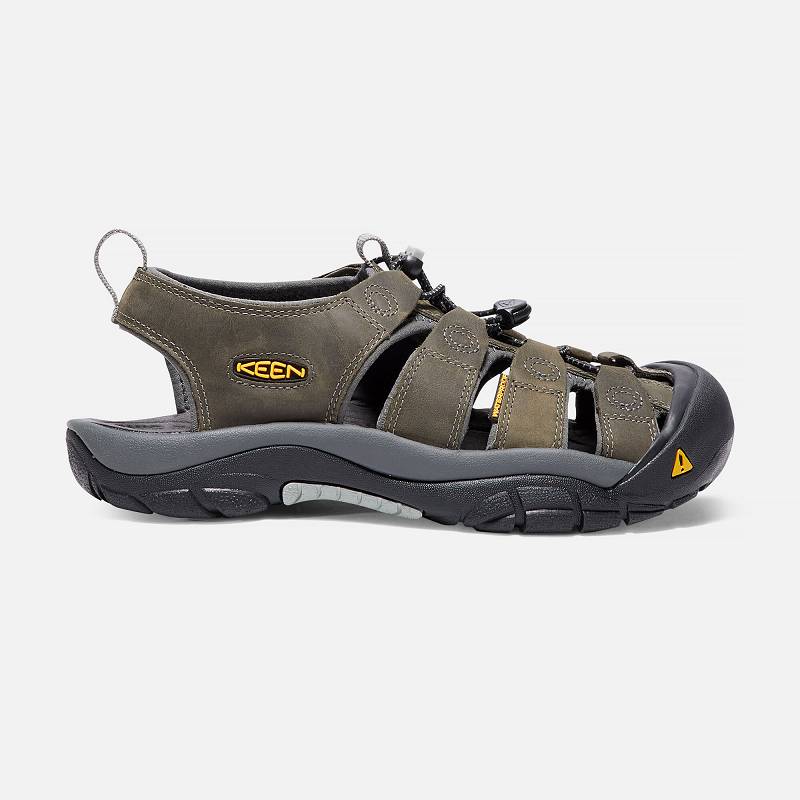 Keen Newport Trekkingsandalen Herren DE-75810 Neutral Gray/Gargoyle - Keen Herrenschuhe Olivgrün